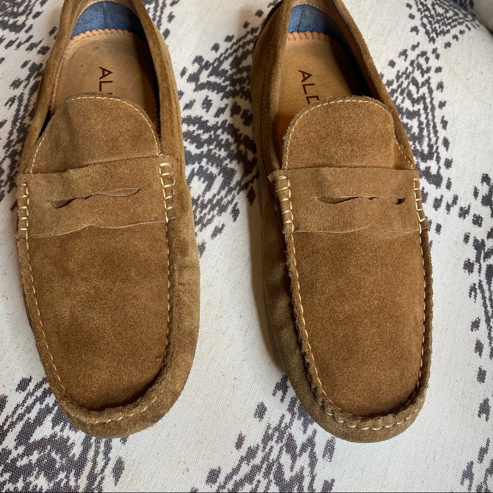 ALDO Suede Moccasin Driving Loafers - Picture 16 of 16